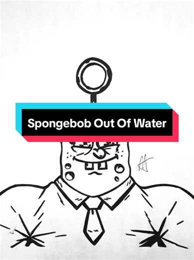 Spongebob Out Of Water: Step-by-Step Drawing Tutorial