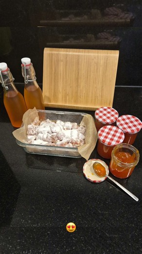 Homemade Rose Hip Jam, Syrup & Turkish Delight! #shorts