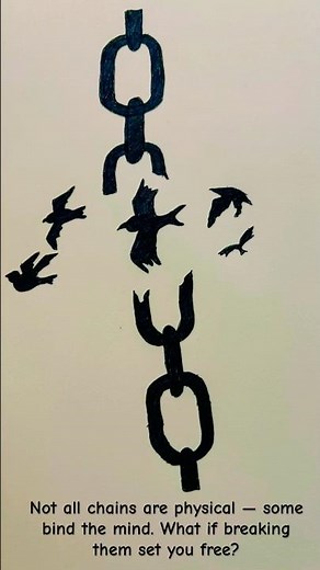 Breaking Chains: A Powerful Symbol of Freedom & Transformation | Inspirational Art #art#shorts