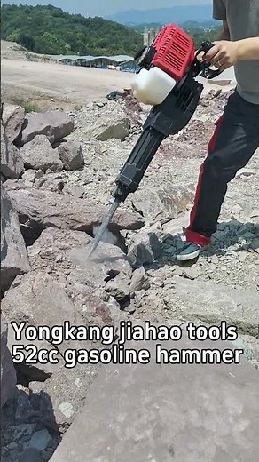 gasoline hammer --Gas Powered Demolition Jack Hammer 52 cc, 2 Stroke Gasoline Concrete Breaker