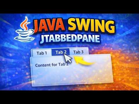 Java Swing Dersleri #59 - JTabbedPane nedir? nasıl kullanılır?