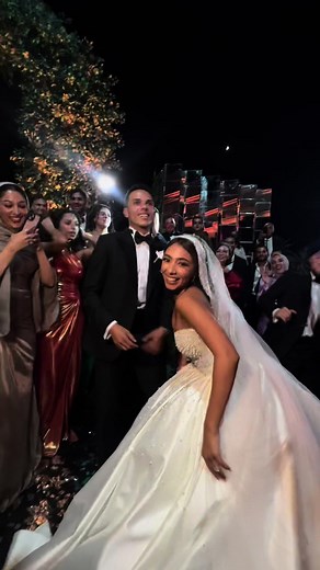 Elegant Night Wedding Celebration Highlights