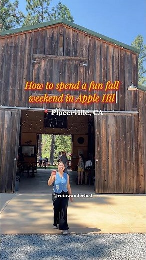 Fun Fall Weekend In Apple Hill, California #travelshorts #fallideas