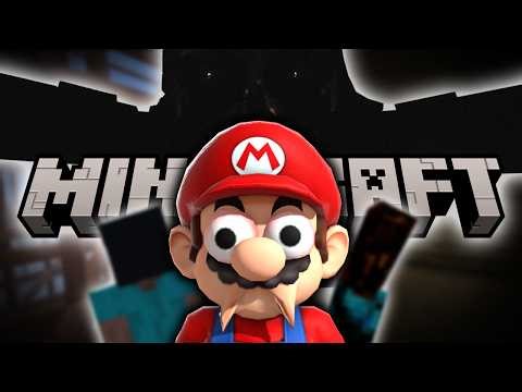 Mario Plays: MINECRAFT!!! (with MORE horror mods)