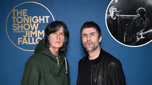 Watch Liam Gallagher and John Squire perform I'm A Wheel on Jimmy Fallon