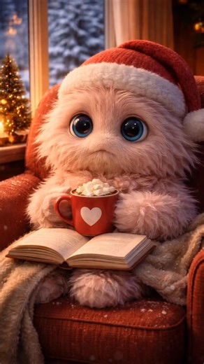 The Monster Library | Have a cozy Christmas friend. Much love | Instagram