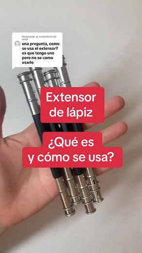 Cómo usar un extensor de lápiz eficazmente