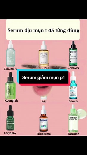 Serum giảm mụn hiệu quả: Review Sucraex & Cellumaru (Phần 1)