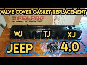 99-04 JEEP 4.0 VALVE COVER GASKET REPLACEMENT - STEP BY STEP - GRAND CHEROKEE WRANGLER CHEROKEE XJ