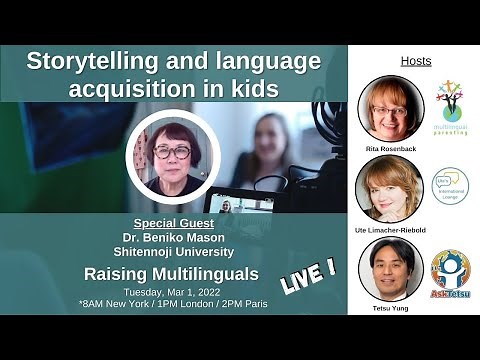 S38: Dr. Beniko Mason - Storytelling and language acquisition in young children