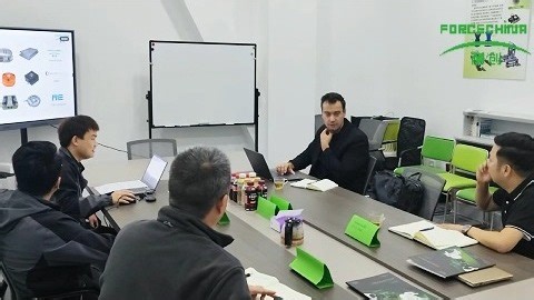 瑞士BOTA公司CEO莅临上海耐创，共商六维力传感器新技术