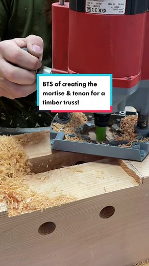 Some more BTS of our framing process! #timber #timberframe #timbertruss #timberframing #woodworking #woodworker #framing #logcabin #loghome #truss #douglasfir #canada #alberta