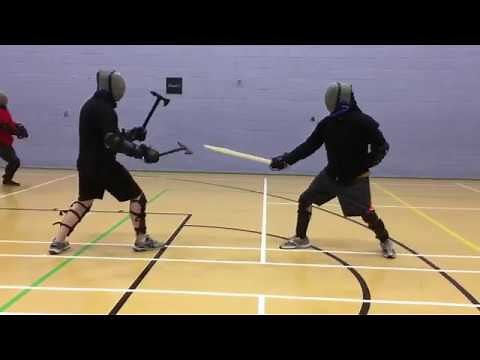 Dual wield Axe vs Cutlass! Dave vs Josh