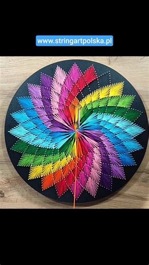 string art colorful