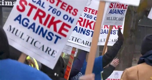 MultiCare workers begin strike outside hospital