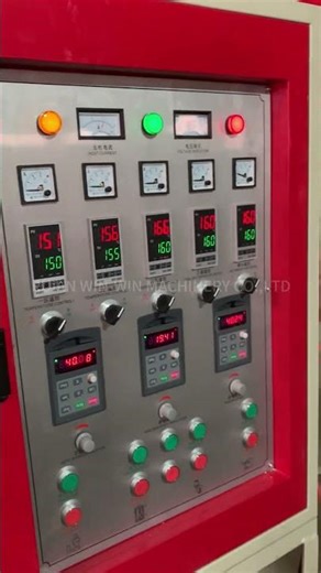 Mini Blown Film Extrusion Machine Running Test for Plastic Film Production