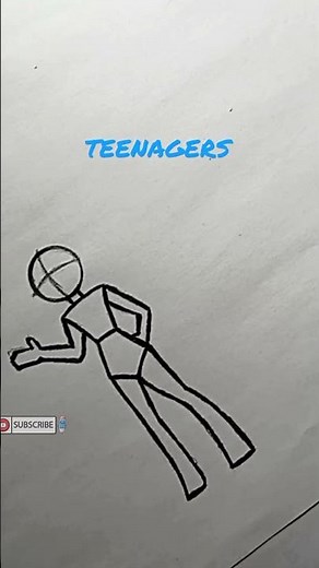 How to draw a male stickman body tutorial | stickman drawing ✏️