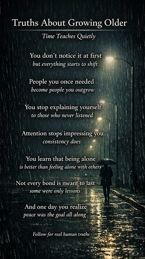 Truths About Growing Older