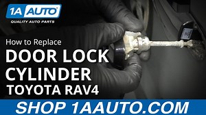 How to Replace Front Door Lock Cylinder Housing 2005-16 Toyota RAV4