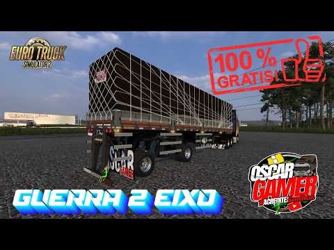 Download Free Mod - ETS 2 1.58 - Two-Axis War - Eldorado Map - Link in Description