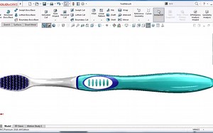 良心教程，如何用solidworks制作一个牙刷