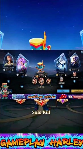 Harley licin gak ada obat #mobilelegends #mlbb #gameplayharley