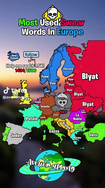 Exploring Common Swear Words in Europe