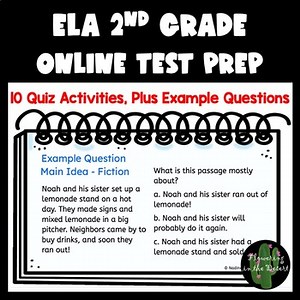 ELA Online Practice for 2nd Grade | Assessment Prep Activities | Testing