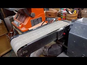 Porter-Cable PCB420SA Belt with 8" Disc Bench Sander, 4" x 36". Sanding hacks Part 1