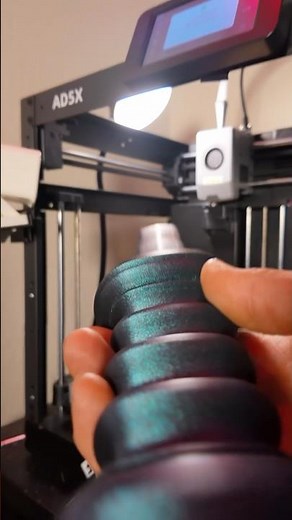 Flashforge Burnt Titanium - this color is unreal #flashforge #plafilament #3dprinting #shorts