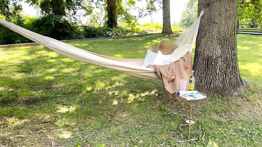 The Best (and Easiest) Way to Hang a Hammock Between Trees