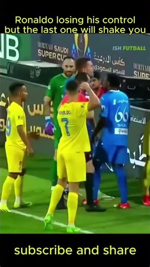 Ronaldo losing his control but last one will shake you #football