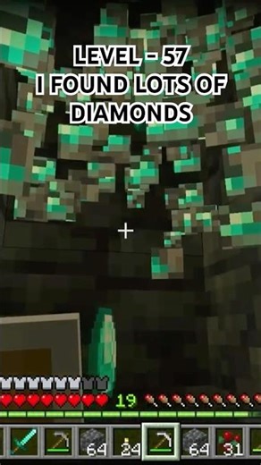 BEST LEVELS TO FIND DIAMONDS AND ITHER ORES #minecraft