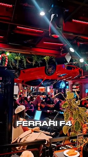 China Turns a Ferrari Into a Giant Ceiling Clock #ferrari #automotive