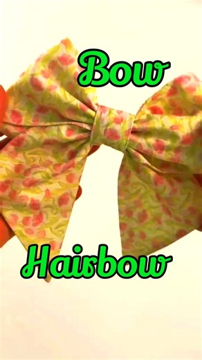 Flower Printed Bow/ Hairbow Making Tutorial #bows #hairbows | Sew Dreams Come True