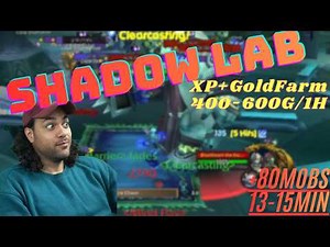 Classic Wow TBC Anniversary SL(ShadowLab) XP+Gold Farm With 2x Mage +80Mobs 13-15Min 400-600G/1H