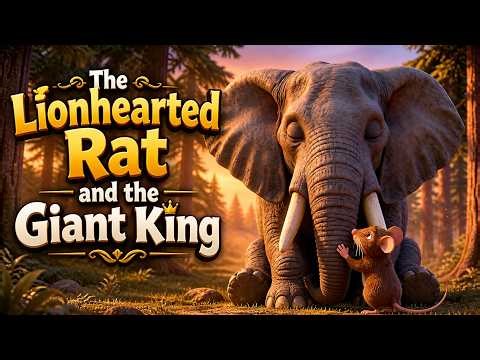 The Lionhearted Rat and the Giant King | Bed time stories | Moral Stories