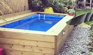 Homemade Hay Bale Swimming Pool DIY Project - The Homestead Survival