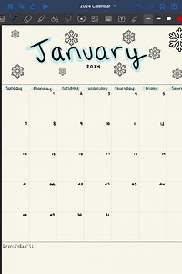 Simple, Cute, Aesthetic iPad 2024 Digital Planner/calendar, Goodnotes, Notability - Etsy