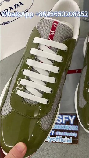Unboxing Prada America's Cup | Loden Green Silver Luxury Sneakers 👟