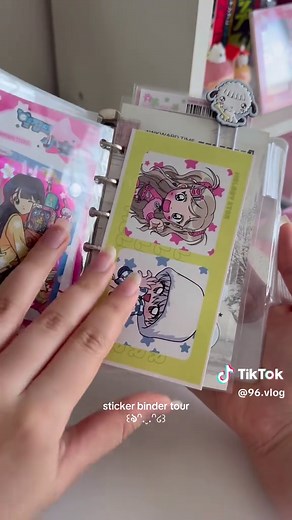 Creative Sticker Binder Tour with Korean Stickers