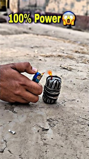 🔥 Cracker Fire Experiment 💥 10% vs 100% Power Test!