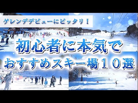 【厳選】スキー初心者に本気でオススメするスキー場10選【ゲレンデデビューに最適❄️】