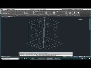 Drawing a wire frame die with Autocad