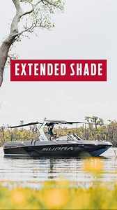 Supra Extended Shade Bimini- Best Upgrade You Never Knew You Needed : : Stay cool and comfortable on the water with the extended shade Bimini option on Supra Boats! 🌞🚤 In this video, we’ll show you how effortlessly you can extend your shade to beat the heat and enjoy your day to the fullest. Whether you're lounging or wakesurfing, this extended shade option is a game-changer. | Supra Boats