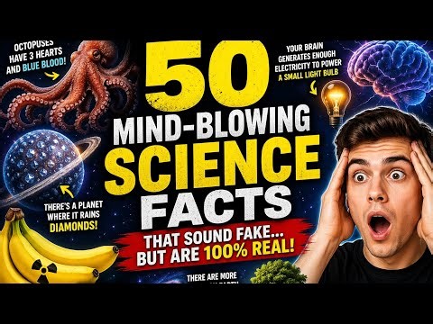 🔥 50 Mind-Blowing Science Facts That Sound Fake… But Are 100% Real! 🤯