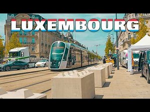 LUXEMBOURG 🇱🇺 The Grand Duchy Walking Tour 4K