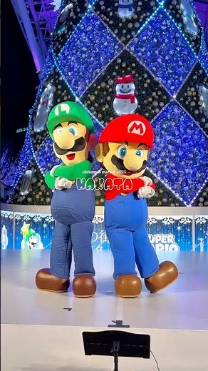 博多クリスマスマーケット2025 （Christmas Market in Hakata 2025）にマリオ、ルイージ登場!!