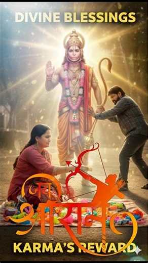 जब मदद सच्चे दिल से की… तब सड़क पर स्वयं हनुमान जी मिले 🙏 #hanuman #bajrangbali #jai shree ram