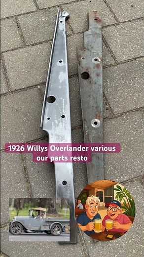 1926 Willys Overlander restoration continued .